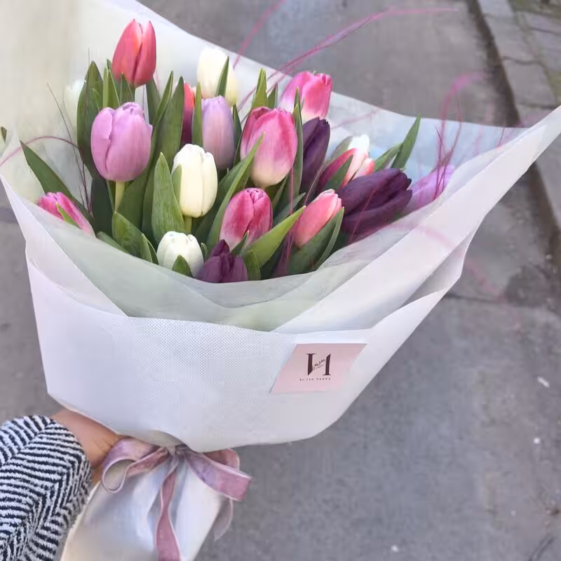 Sugar Tulips букет лалета